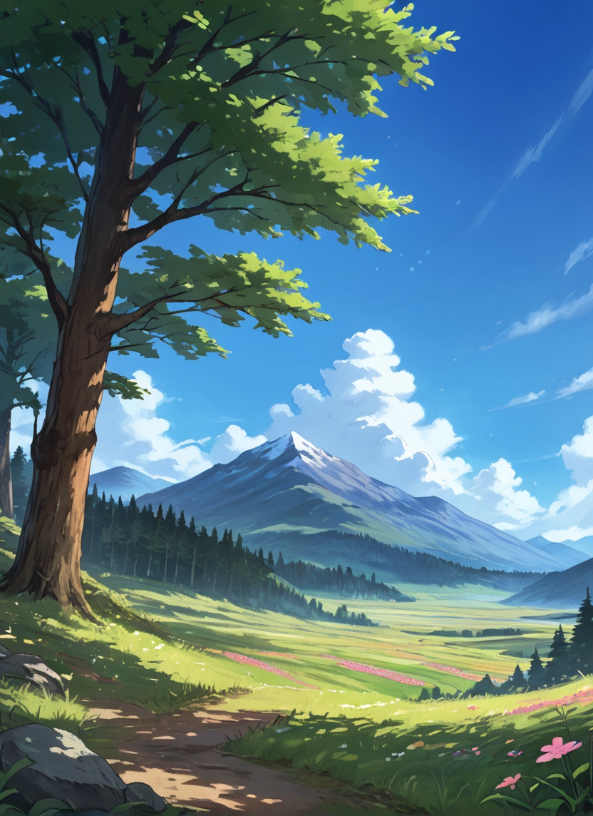 no humans, scenery, tree, sky, cloud, day