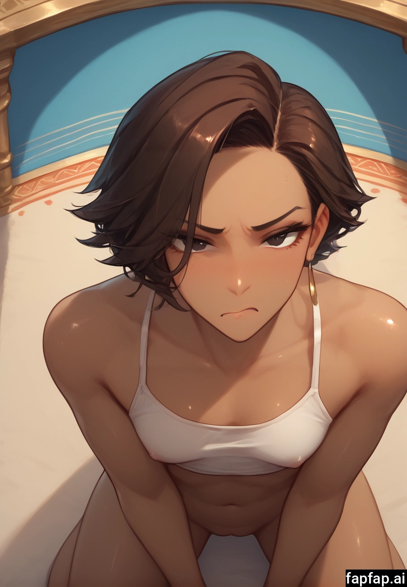 1girl, solo, dark skin, breasts, dark-skinned female, short hair · Yamete.gg