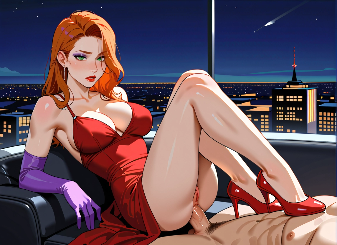 1girl, penis, breasts, 1boy, hetero, gloves · Yamete.gg
