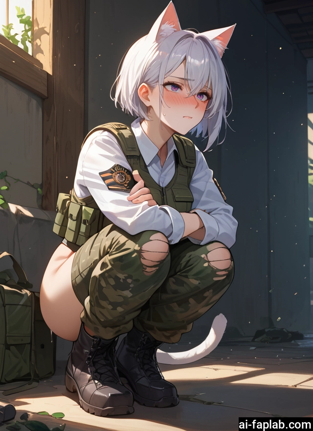 animal ears, 1girl, tail, cat ears, cat tail, solo