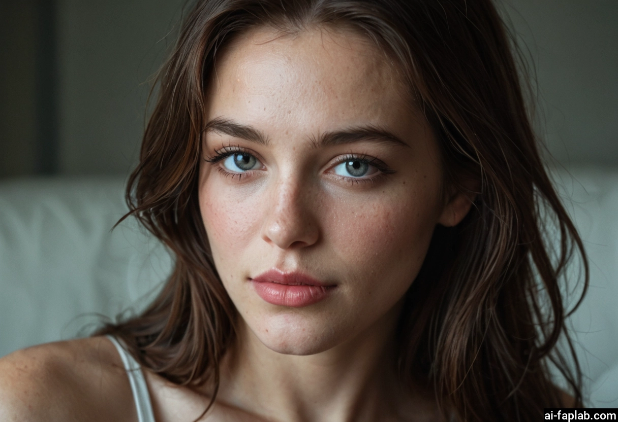 1girl, solo, photo (medium), brown hair, realistic, looking at viewer