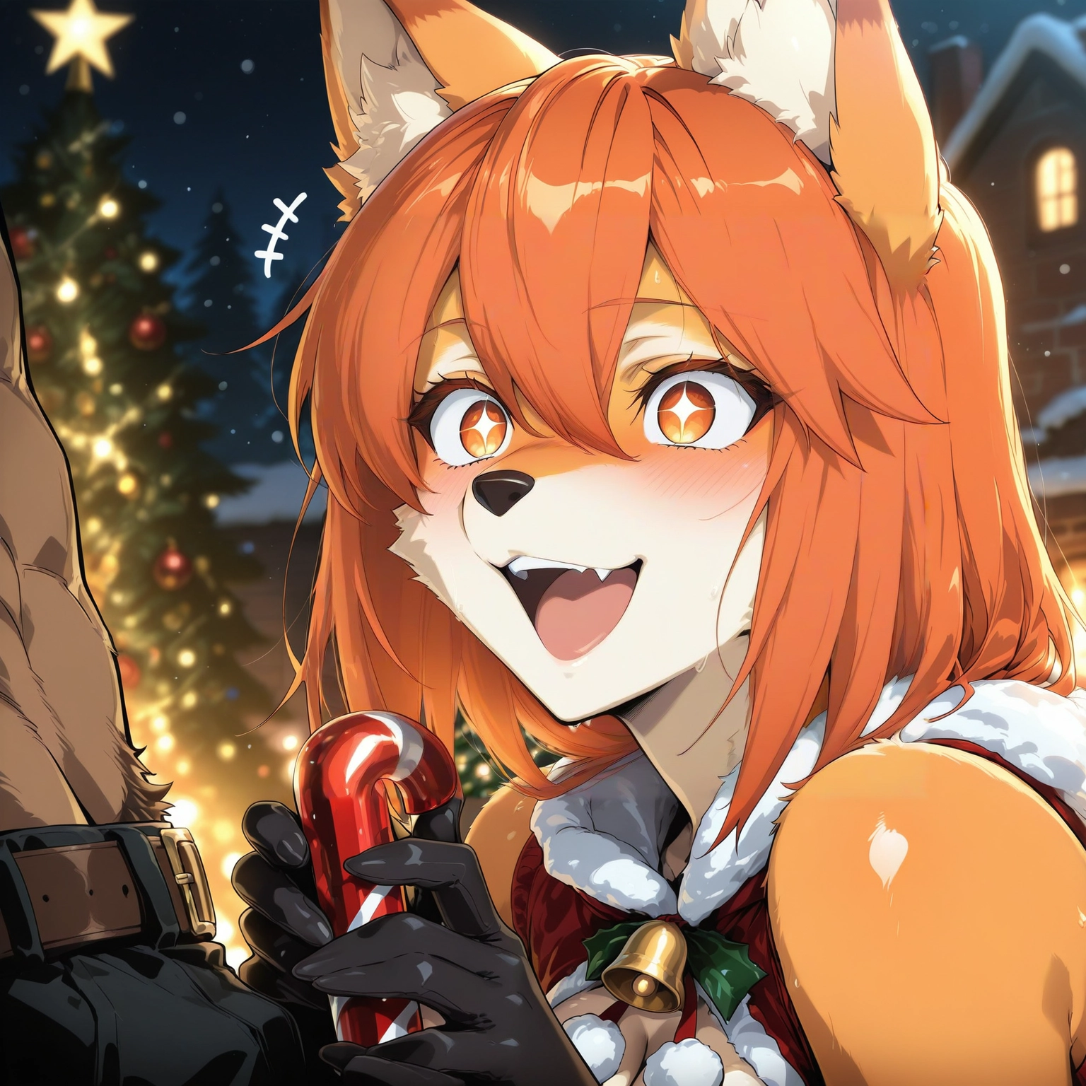 furry, 1girl, animal ears, 1boy, open mouth, furry female · Yamete.gg