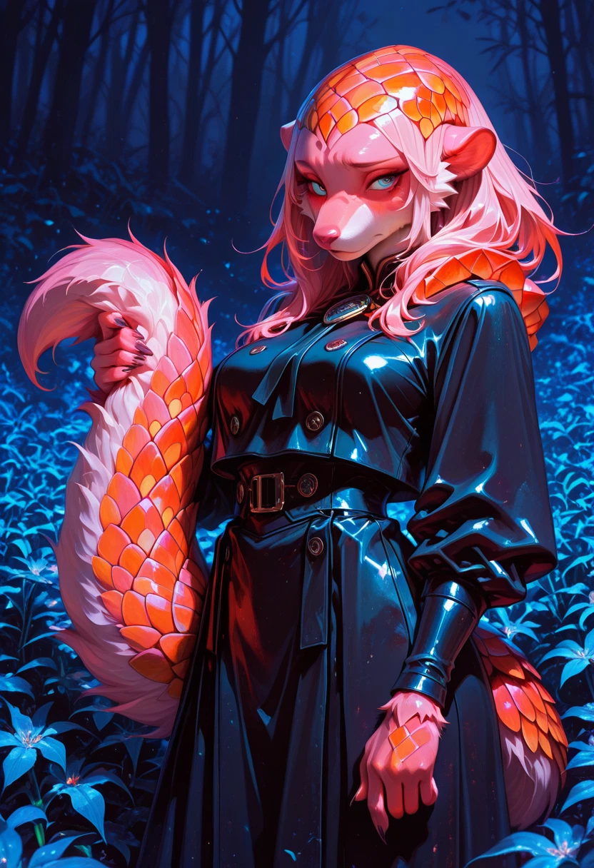 furry, 1girl, tail, furry female, solo, nature · Yamete.gg