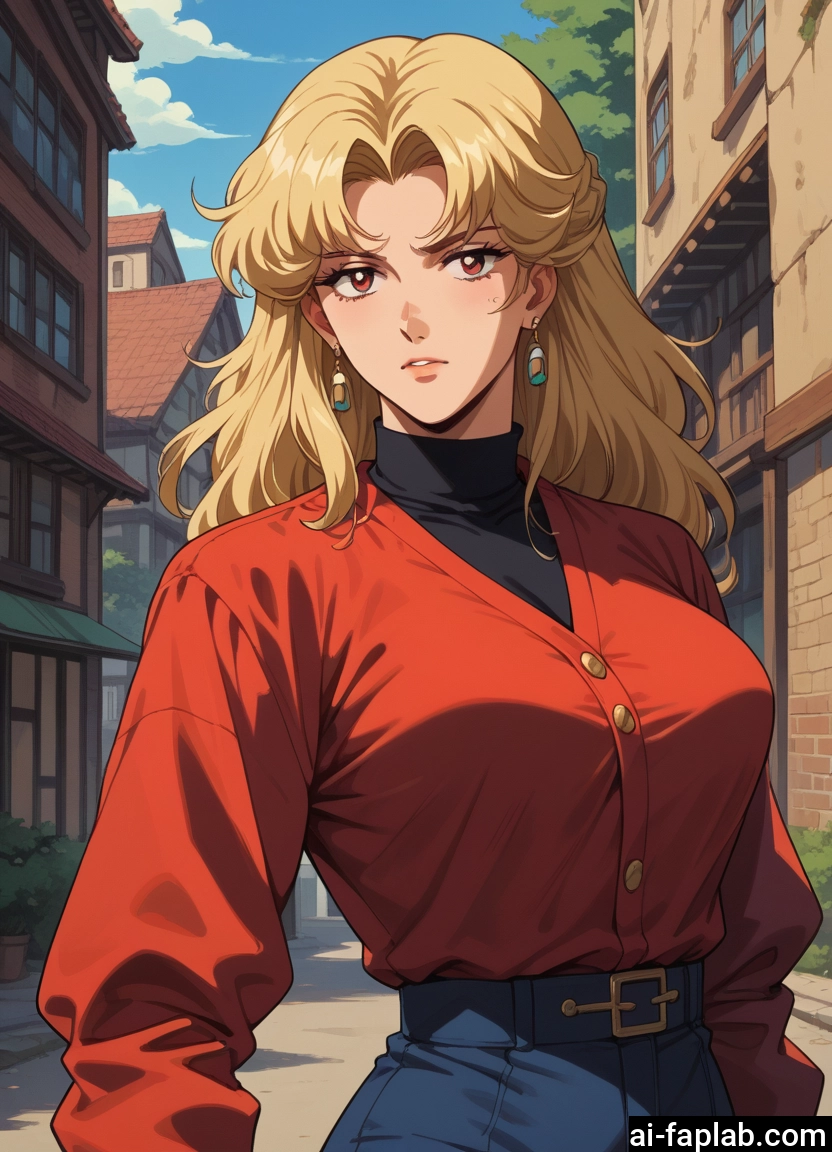 1girl, blonde hair, jewelry, earrings, solo, long hair · Yamete.gg