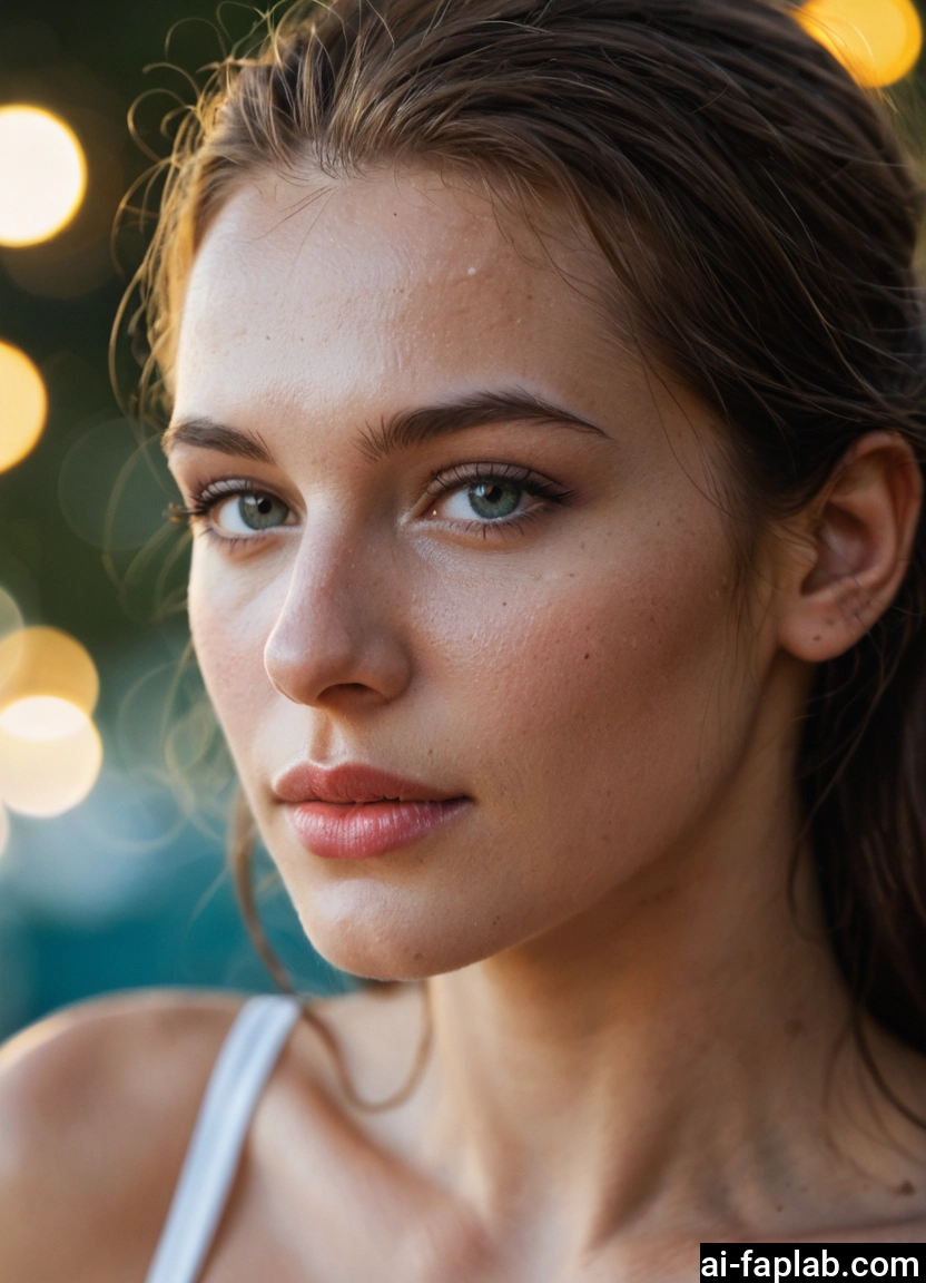 1girl, solo, looking at viewer, photo (medium), green eyes, realistic · Yamete.gg