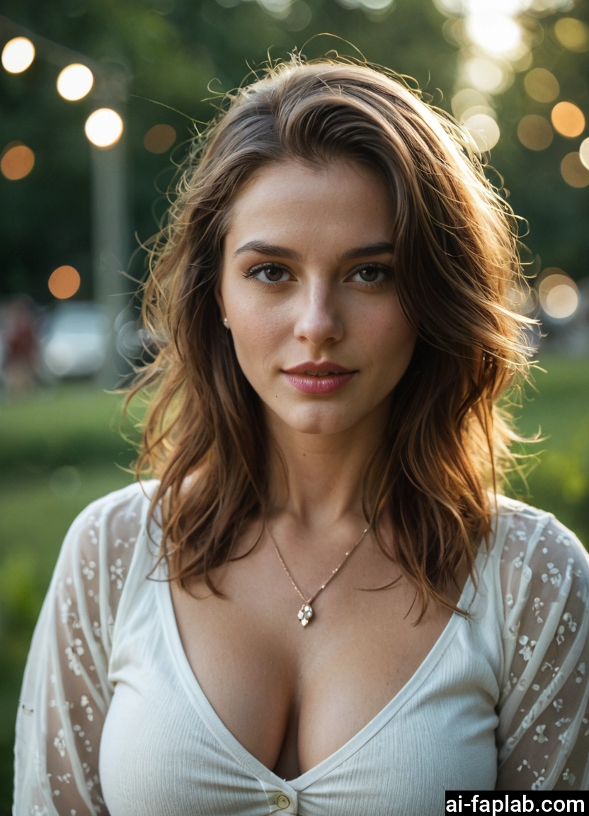 1girl, breasts, solo, jewelry, photo (medium), cleavage