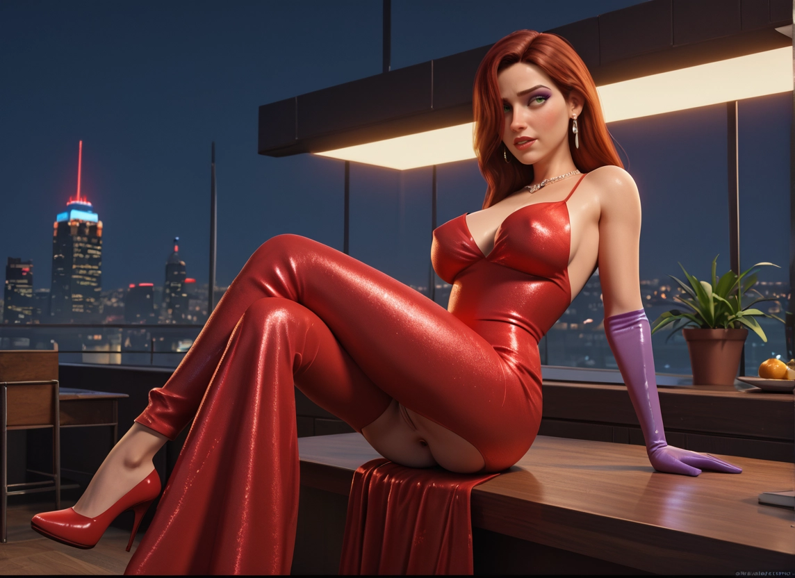1girl, solo, gloves, breasts, dress, pussy · Yamete.gg