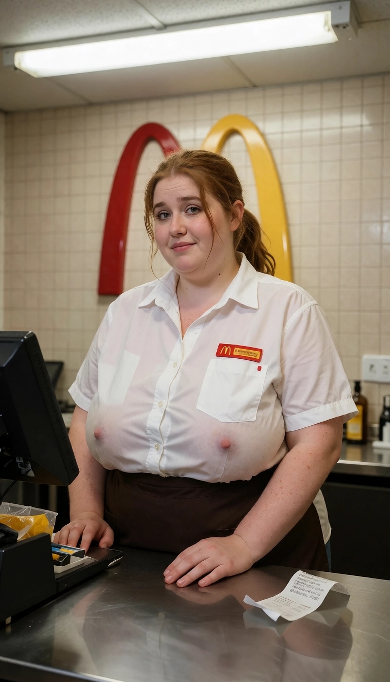 1girl, breasts, solo, nipples, shirt, indoors