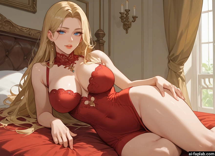 1girl, breasts, long hair, blonde hair, jewelry, blue eyes