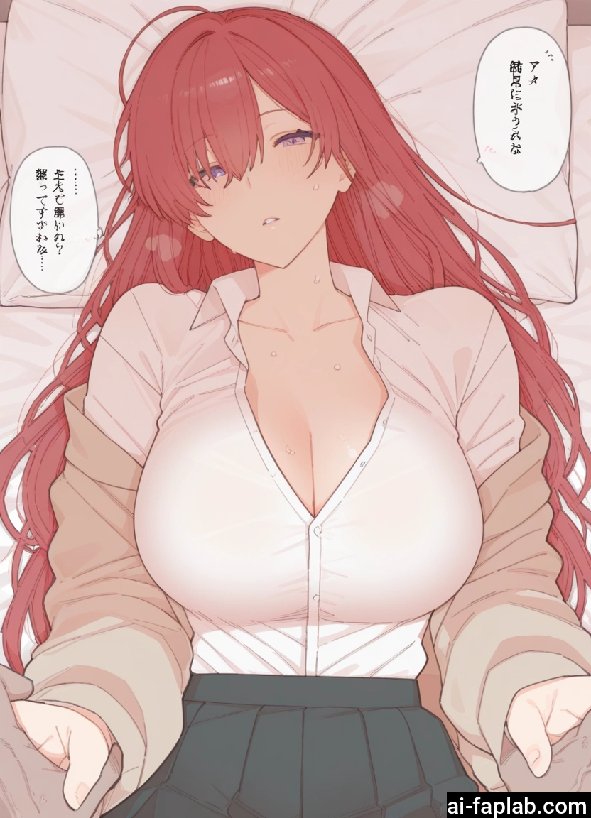 breasts, 1girl, long hair, skirt, cleavage, large breasts · Yamete.gg