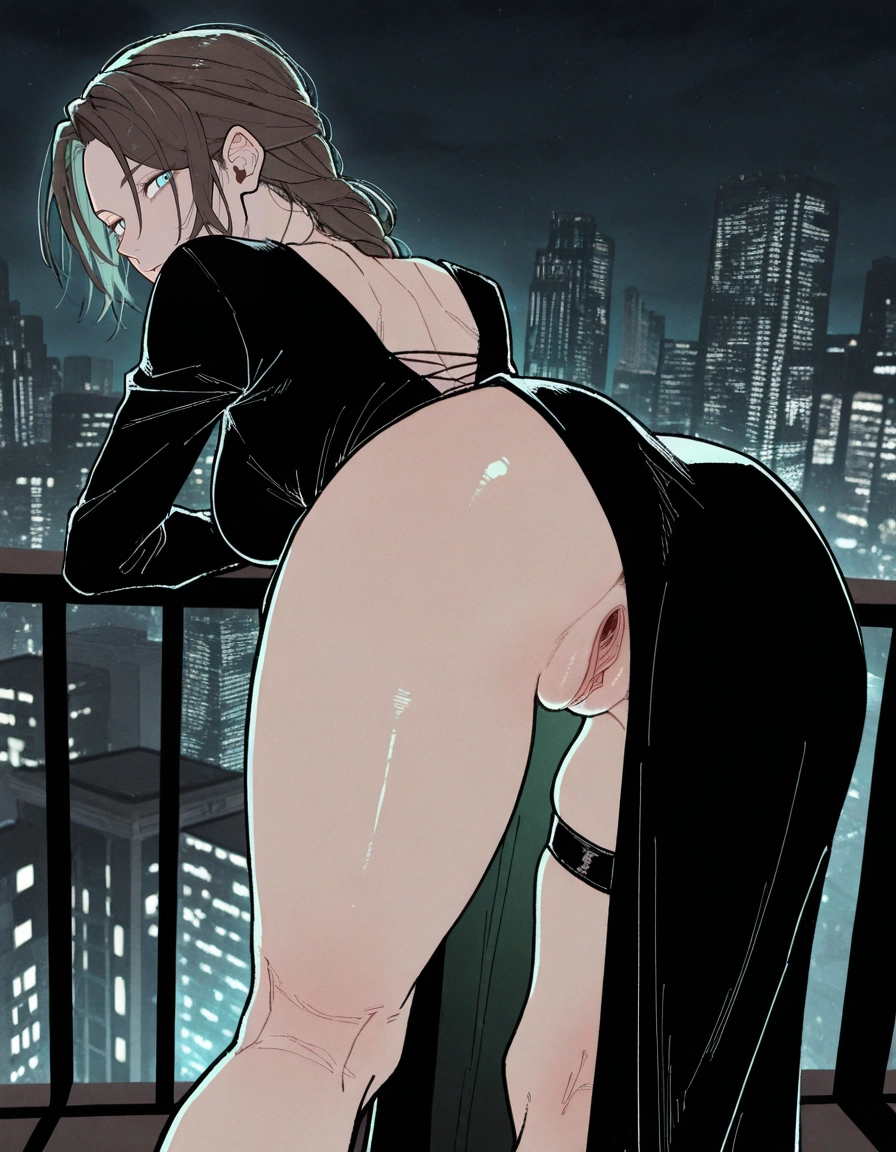1girl, ass, pussy, solo, dress, uncensored · Yamete.gg