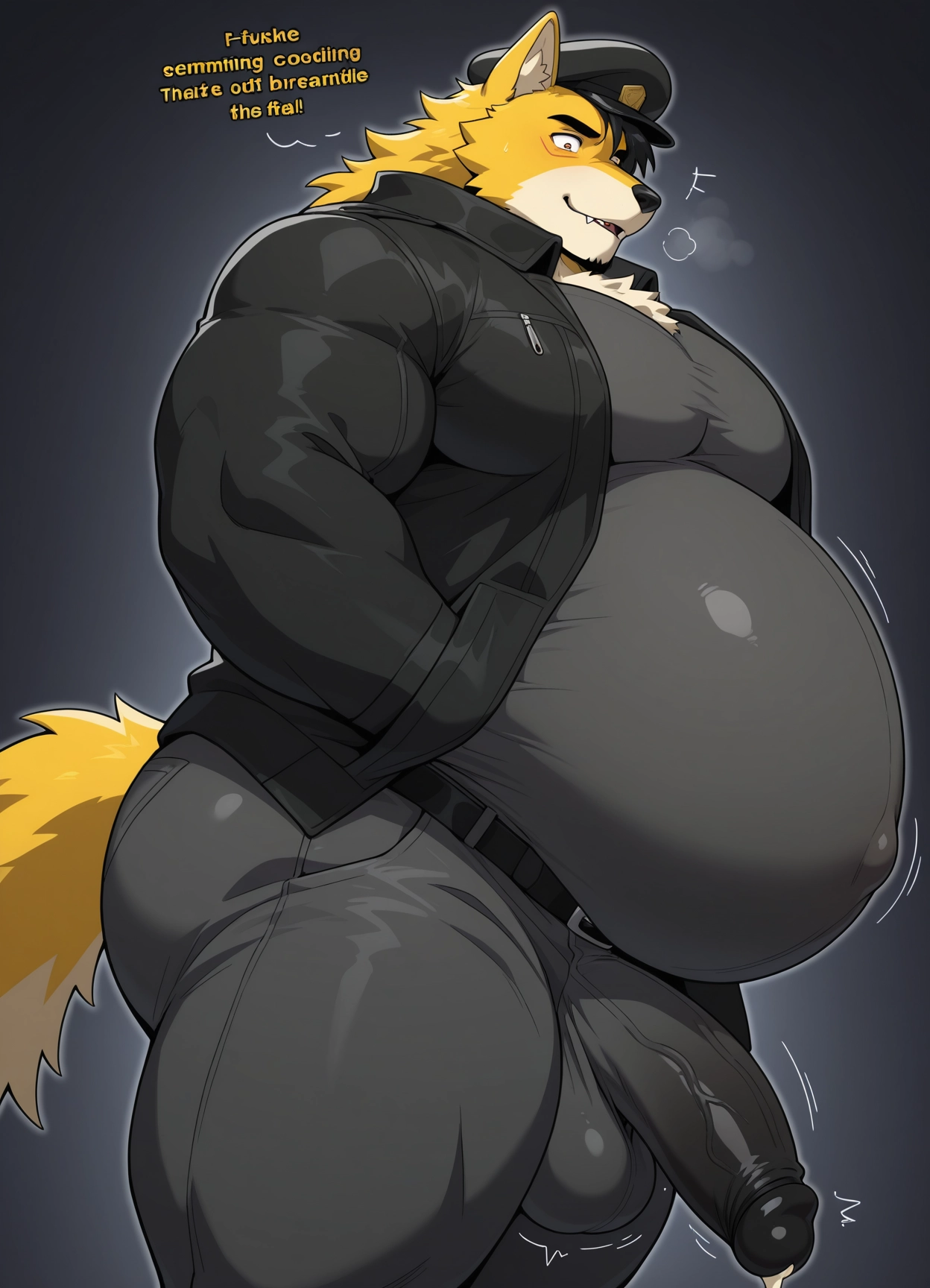 bara, furry, solo, animal ears, furry male, bulge · Yamete.gg