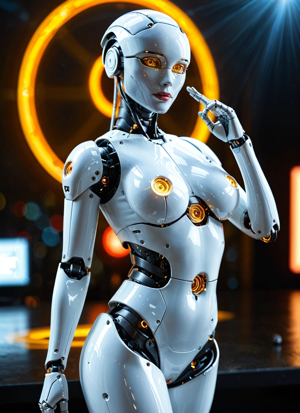 1girl, solo, robot joints, joints, breasts, humanoid robot · Yamete.gg