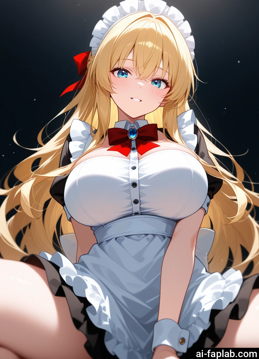 1girl, breasts, blonde hair, long hair, large breasts, solo
