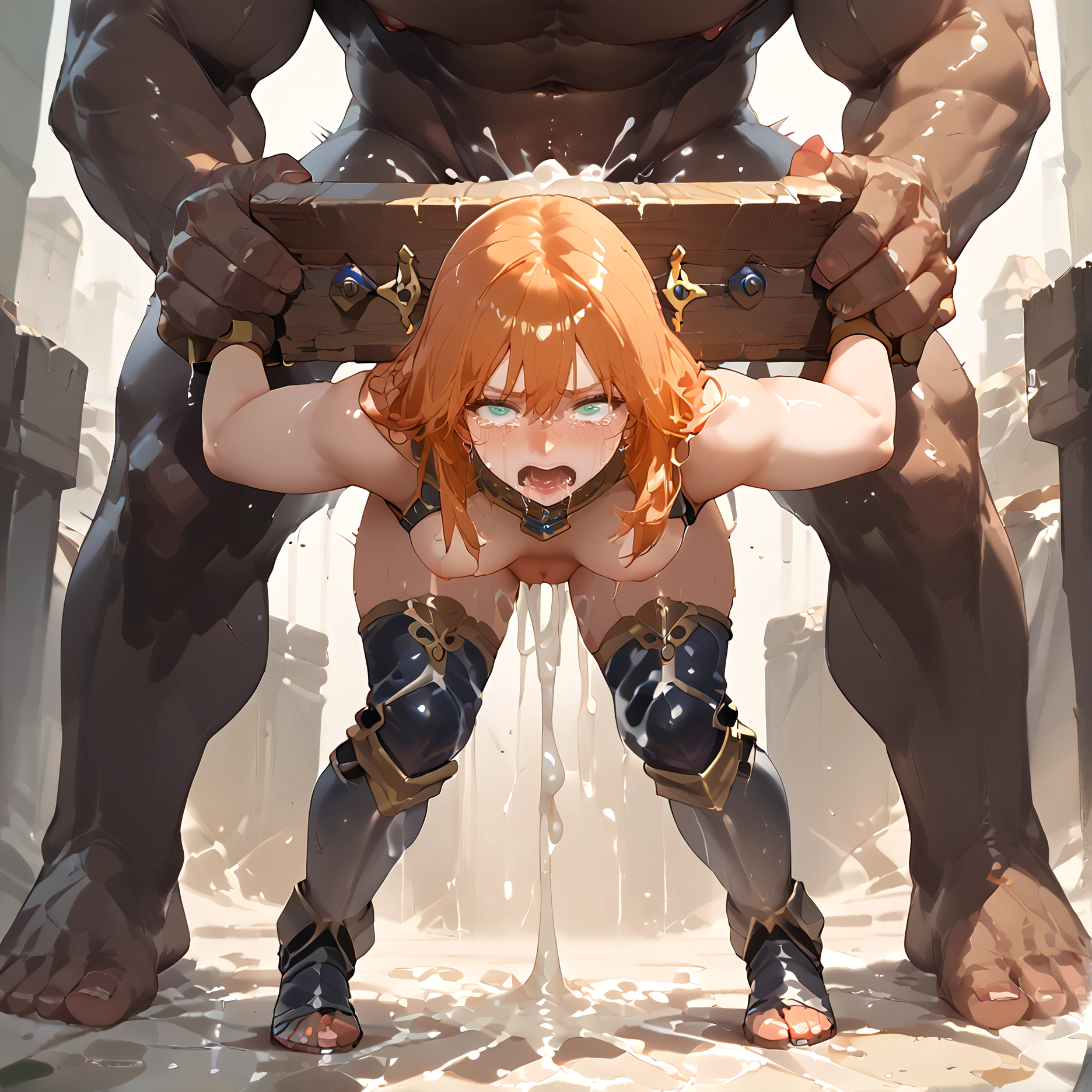 1girl, breasts, hetero, cum, 1boy, nipples · Yamete.gg