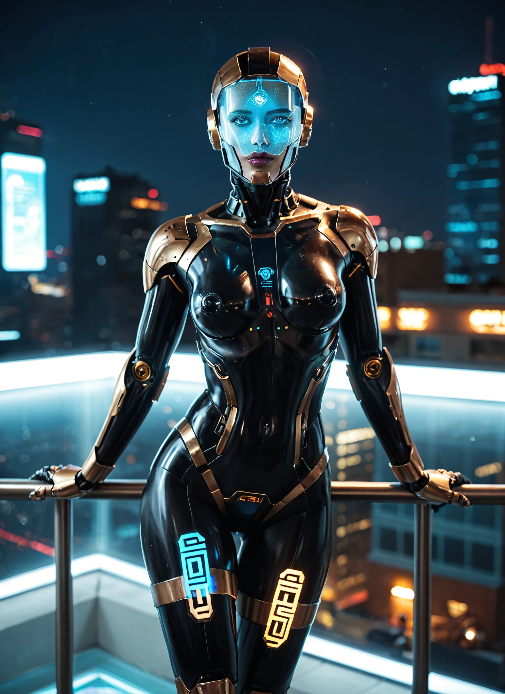 1girl, solo, bodysuit, breasts, looking at viewer, blue eyes · Yamete.gg