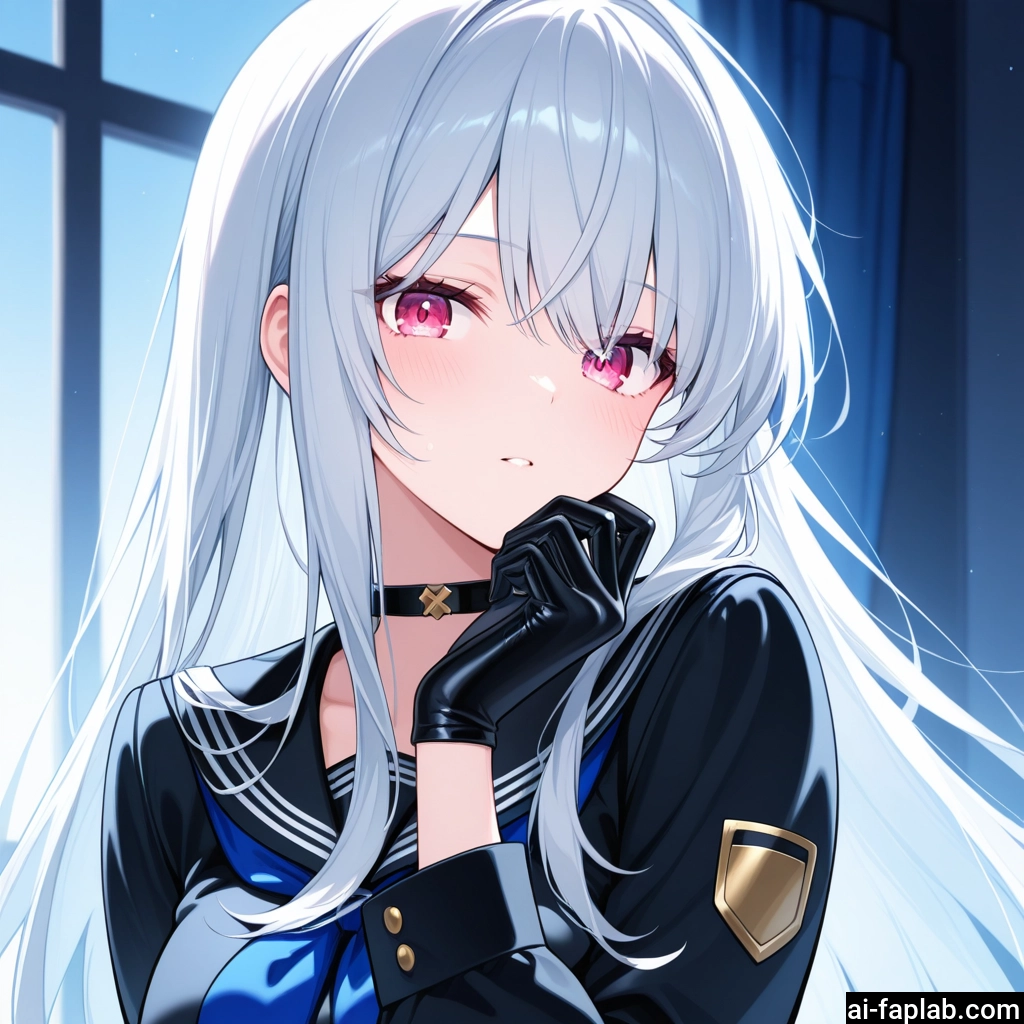 1girl, solo, gloves, long hair, black gloves, looking at viewer · Yamete.gg