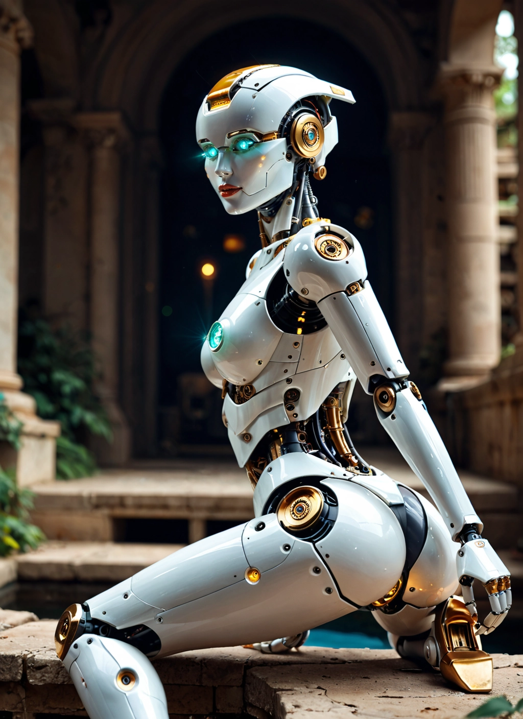 1girl, solo, ass, robot joints, robot, humanoid robot · Yamete.gg
