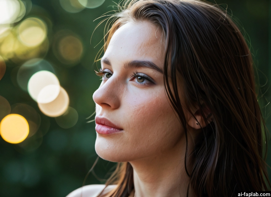 1girl, solo, brown hair, brown eyes, realistic, long hair · Yamete.gg