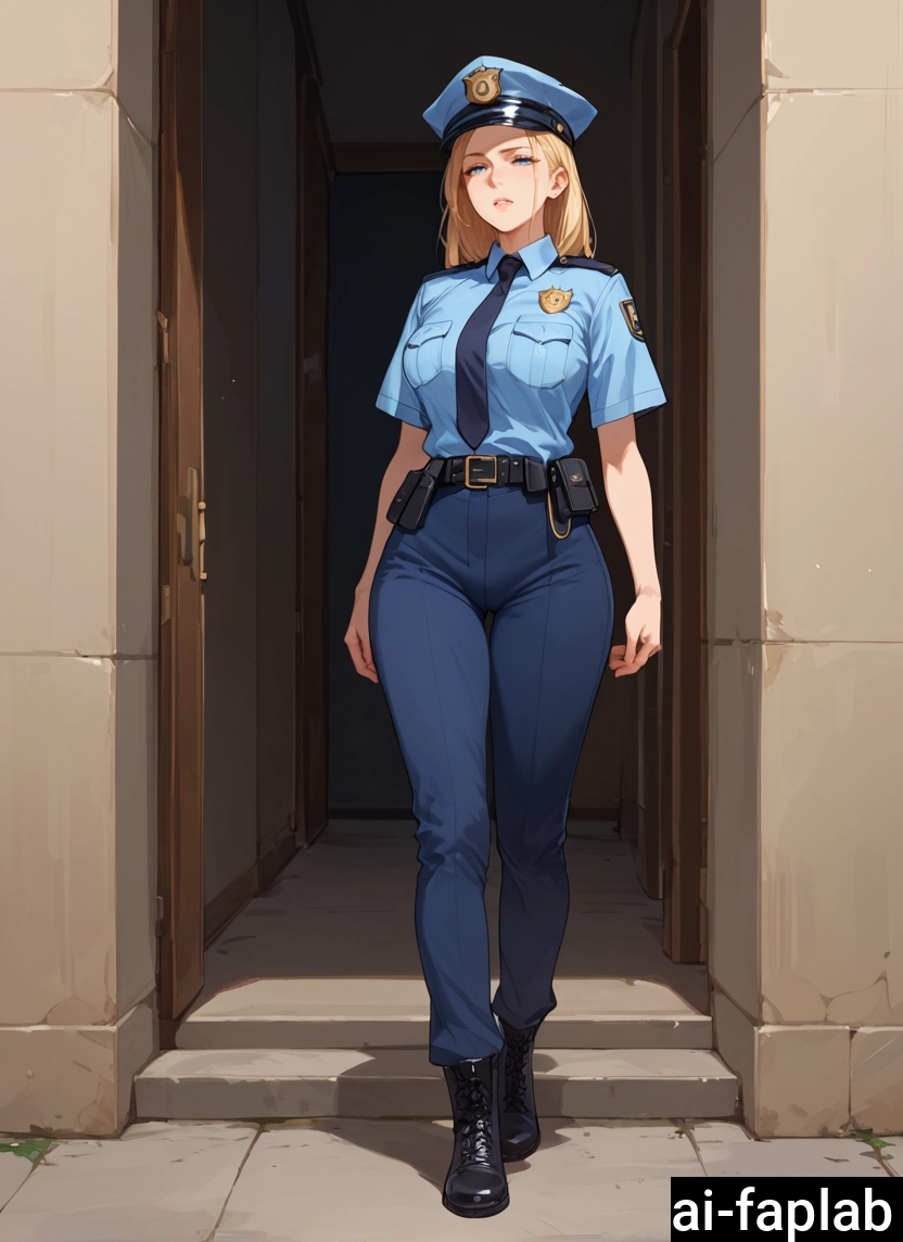 1girl, belt, solo, shirt, pocket, blonde hair