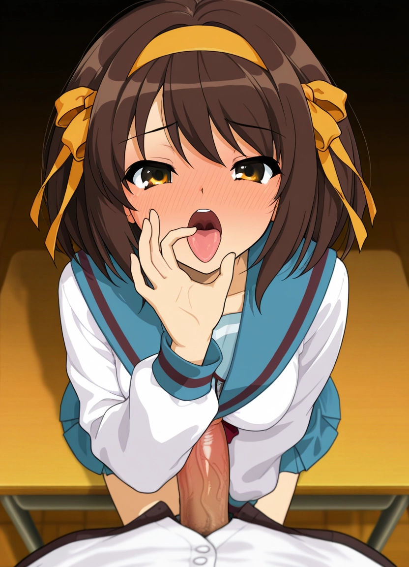 1girl, school uniform, kita high school uniform, hetero, winter uniform, penis · Yamete.gg