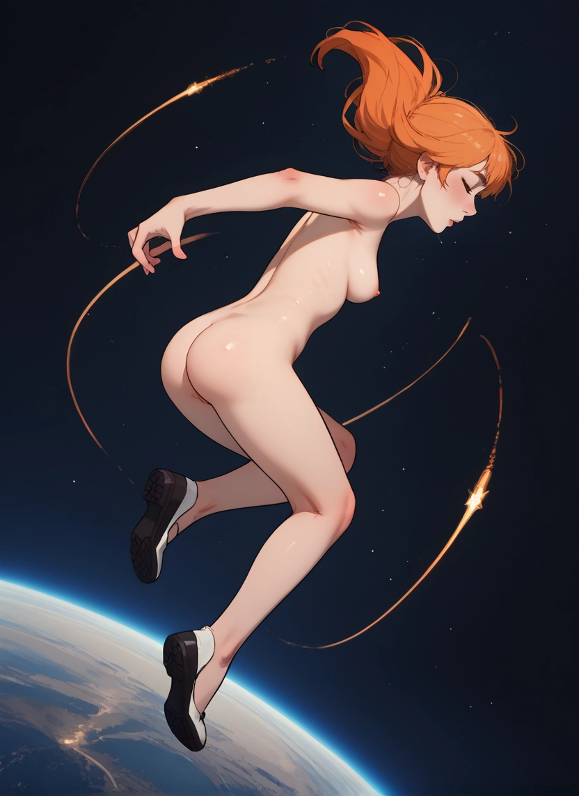 1girl, ass, breasts, solo, nude, nipples · Yamete.gg