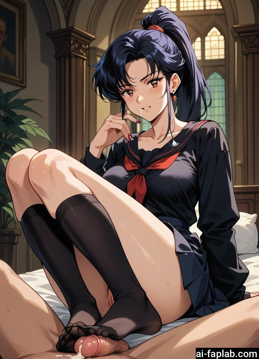 1girl, penis, cum, 1boy, hetero, school uniform · Yamete.gg