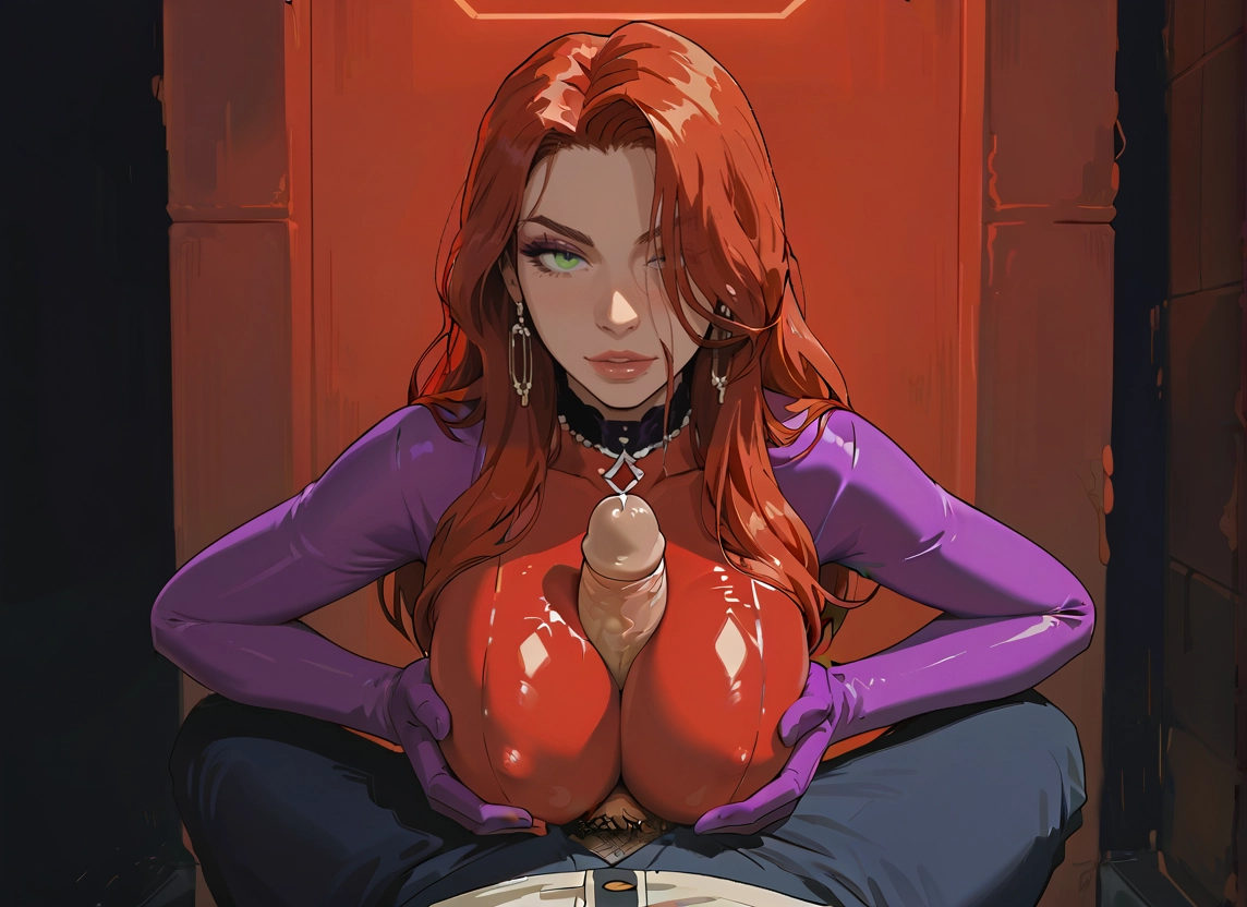1girl, penis, breasts, paizuri, hetero, jewelry · Yamete.gg