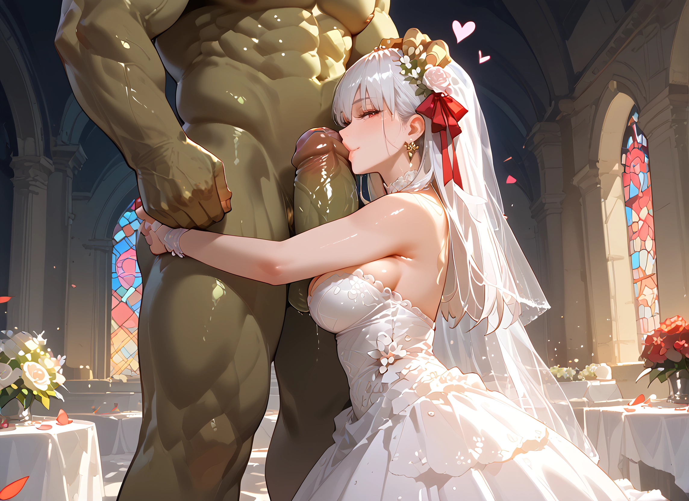 1girl, dress, breasts, penis, 1boy, hetero · Yamete.gg