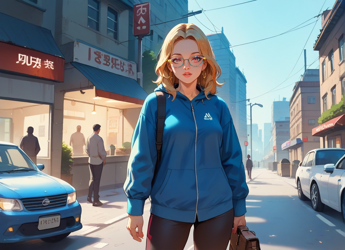 motor vehicle, car, ground vehicle, bag, 1girl, outdoors · Yamete.gg