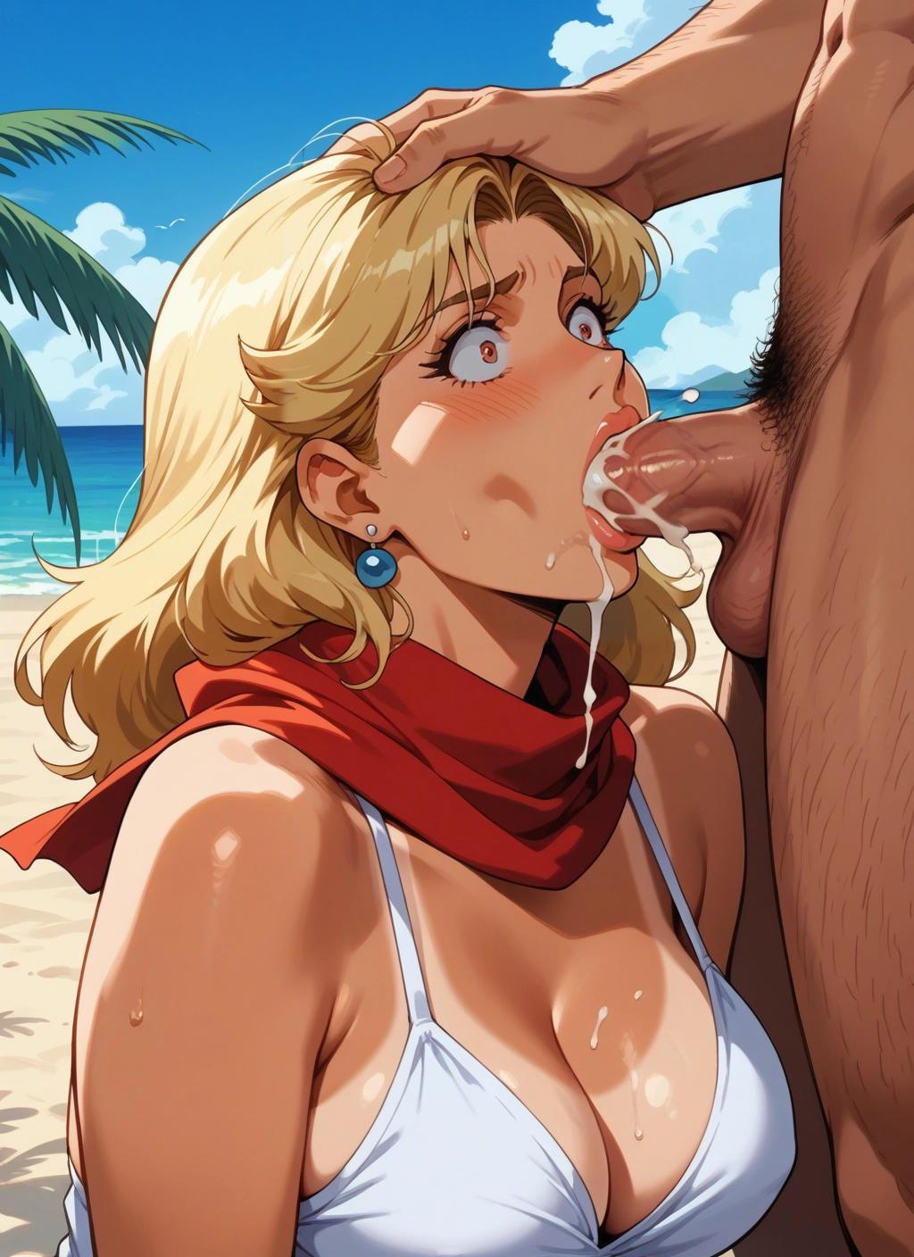 1girl, penis, breasts, hetero, blonde hair, cum · Yamete.gg