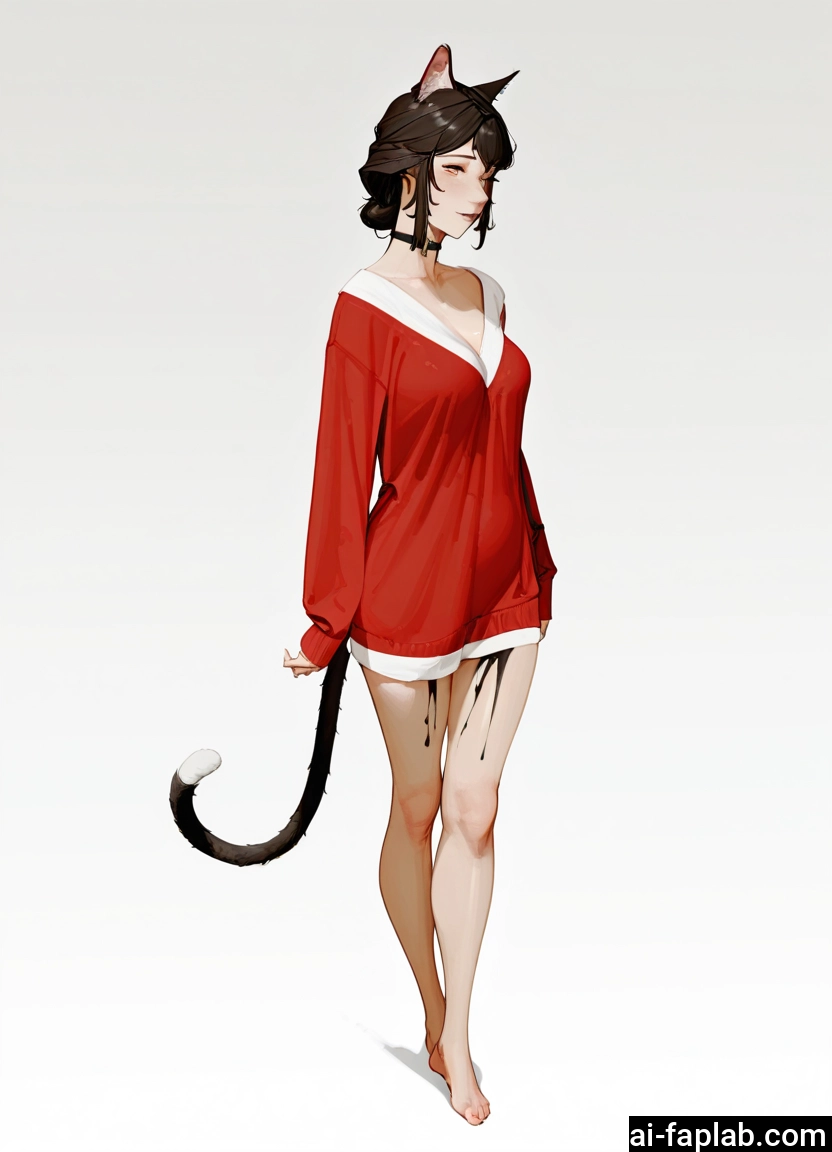 1girl, animal ears, tail, solo, cat ears, cat tail