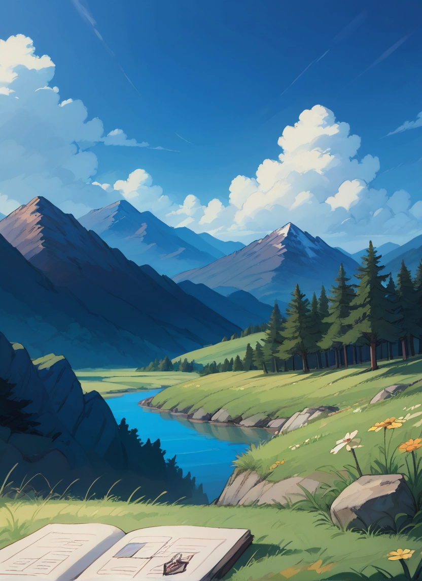 outdoors, scenery, sky, tree, no humans, day · Yamete.gg
