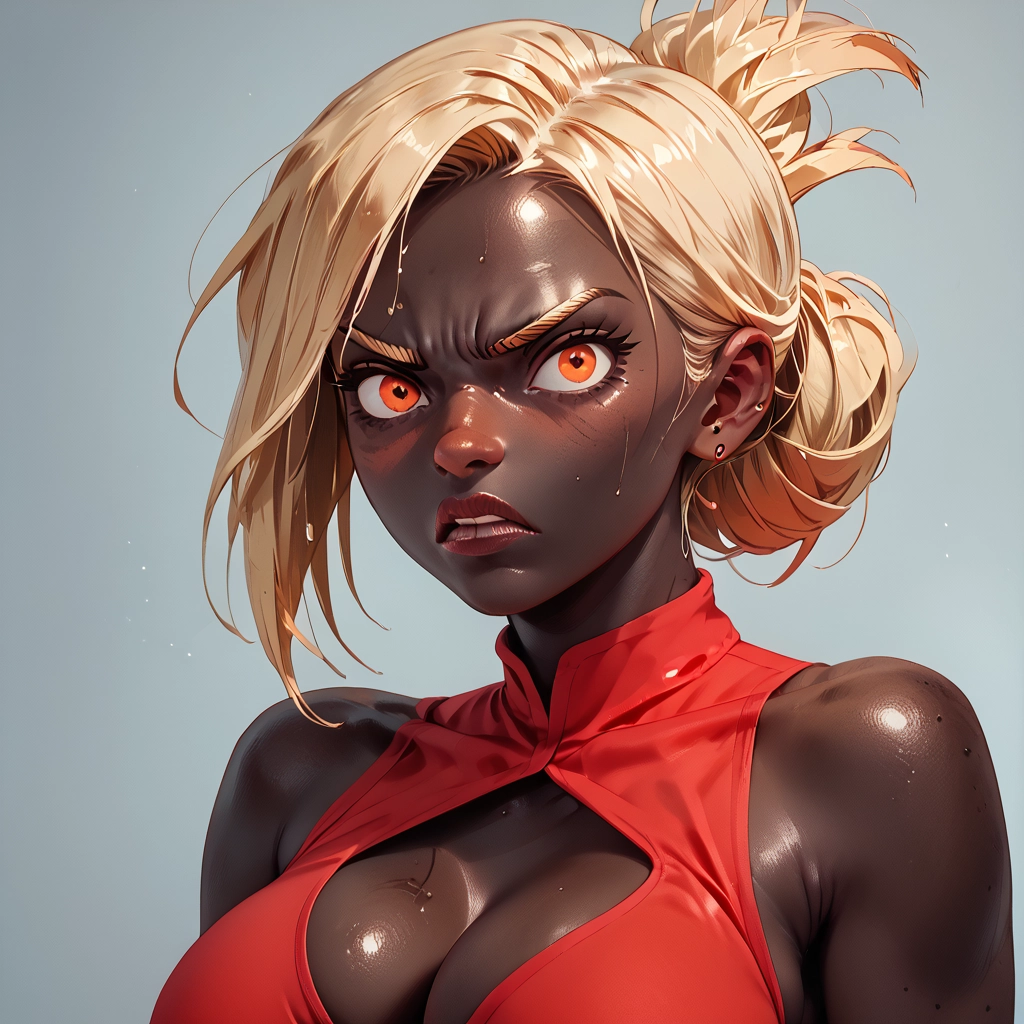 1girl, breasts, solo, blonde hair, cleavage, jewelry · Yamete.gg