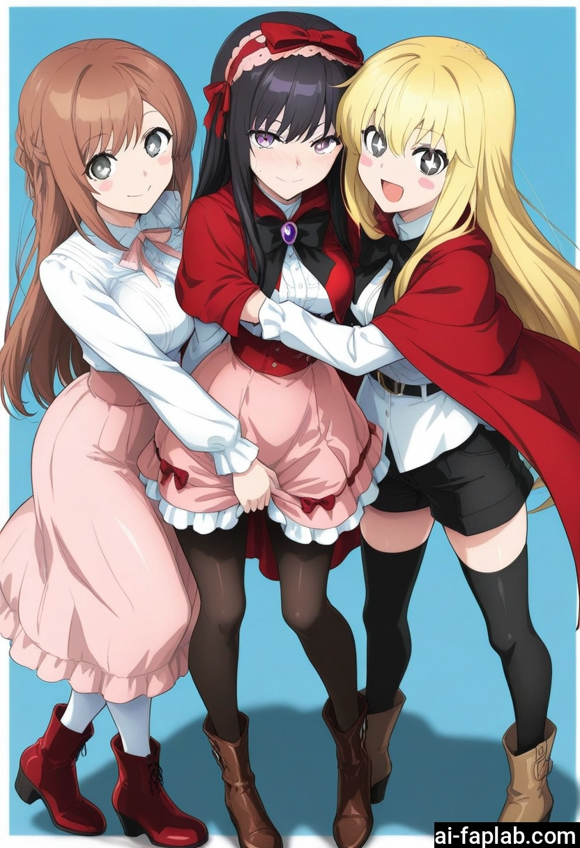 multiple girls, blonde hair, pantyhose, thighhighs, 2girls, shorts