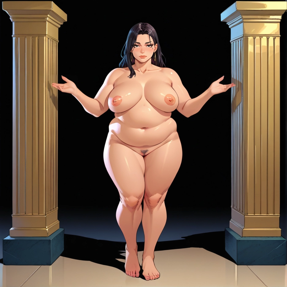 1girl, breasts, nipples, solo, plump, nude · Yamete.gg