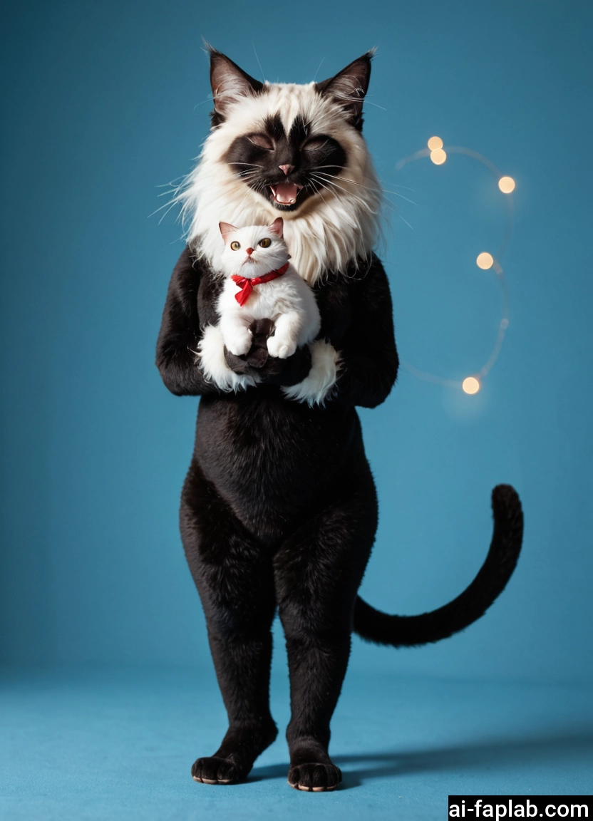 furry, cat, no humans, animal, animal focus, holding · Yamete.gg