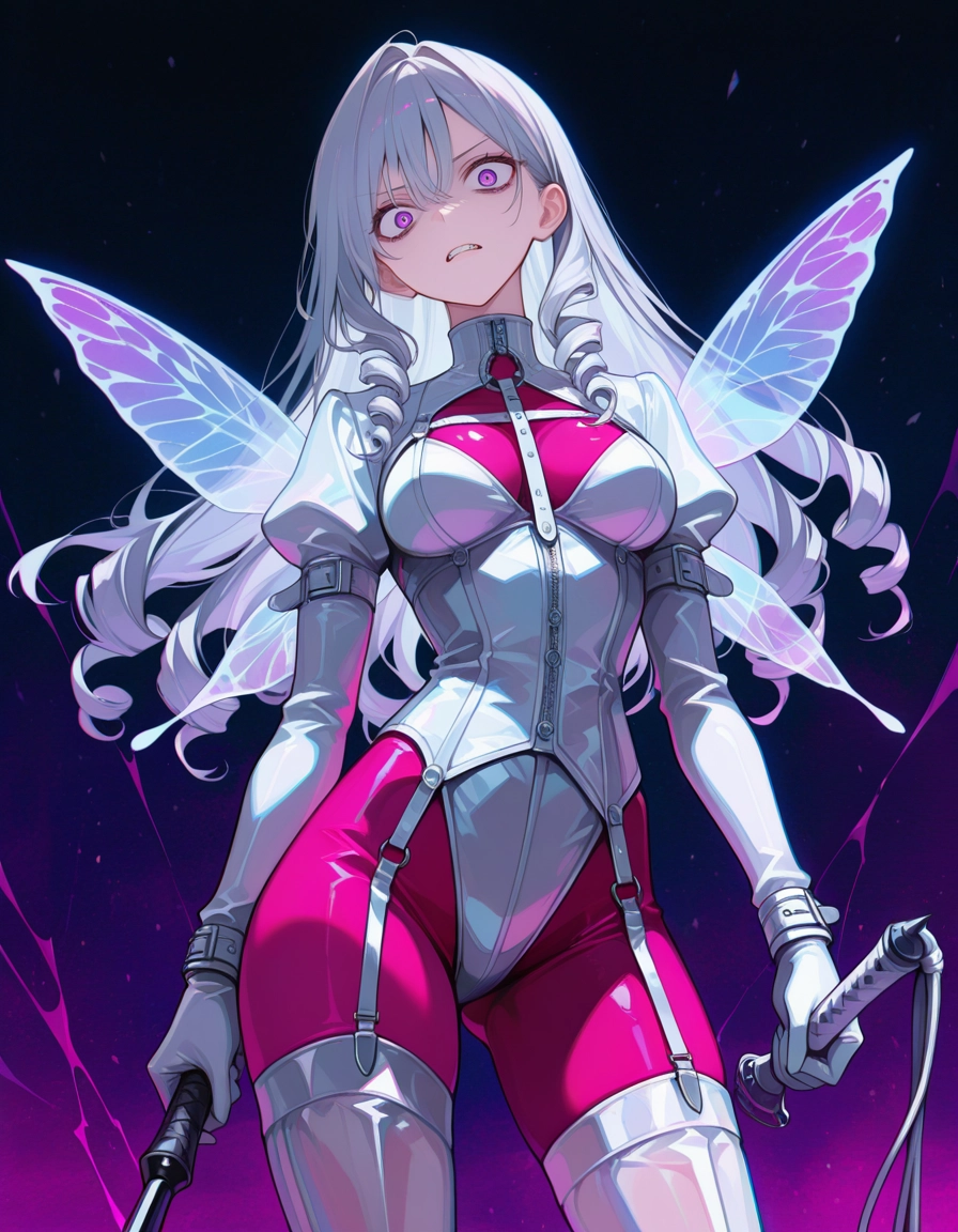 1girl, solo, holding, long hair, breasts, purple eyes · Yamete.gg