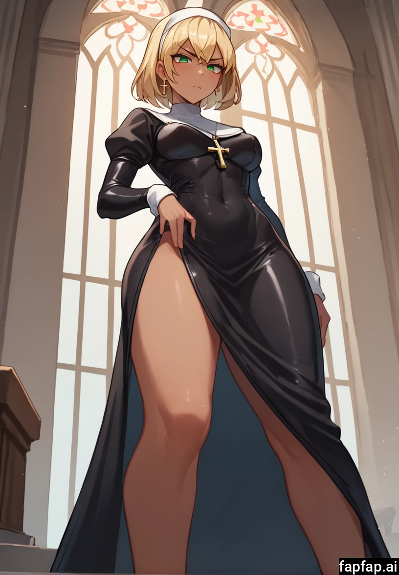1girl, blonde hair, solo, breasts, green eyes, jewelry · Yamete.gg