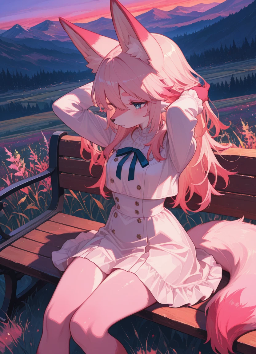 furry, 1girl, animal ears, solo, tail, furry female · Yamete.gg