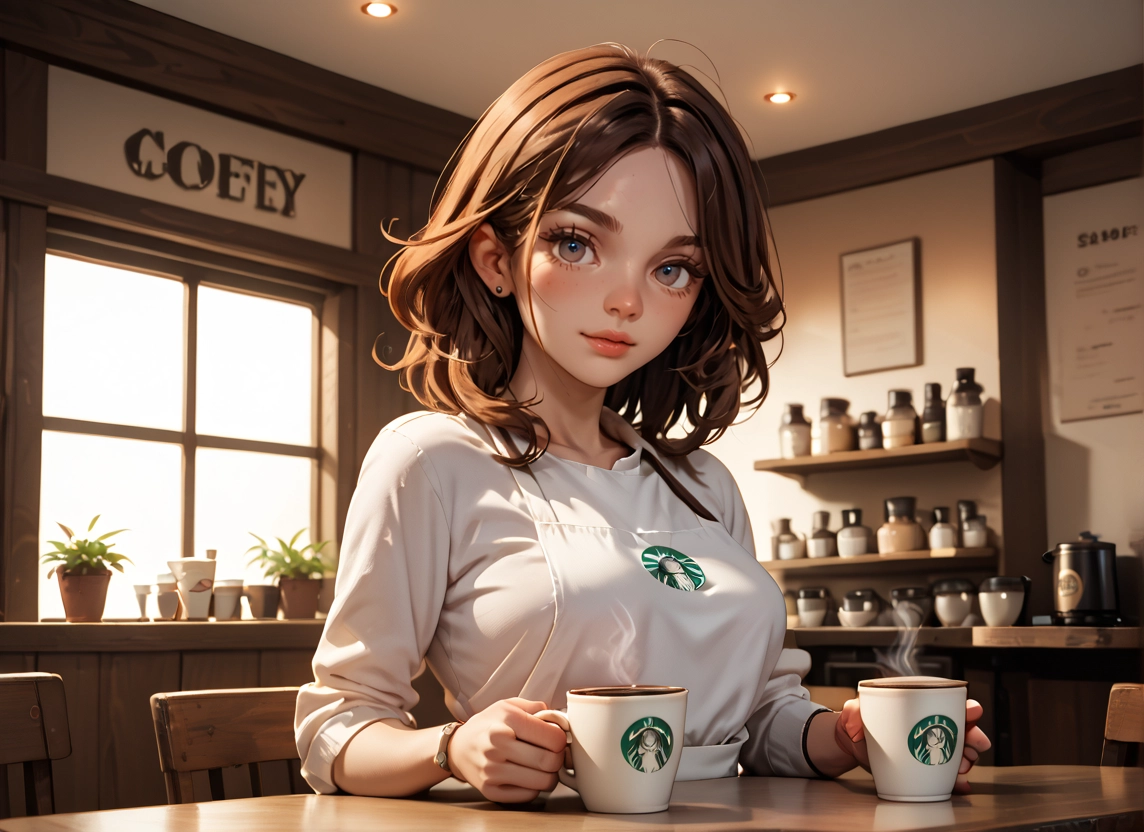 1girl, solo, cup, blue eyes, looking at viewer, jewelry · Yamete.gg