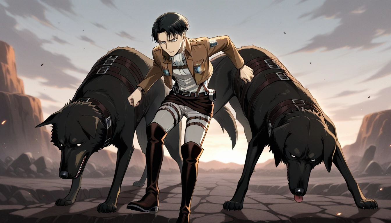 levi (shingeki no kyojin), 1boy, black hair, male focus, paradis military uniform, jacket