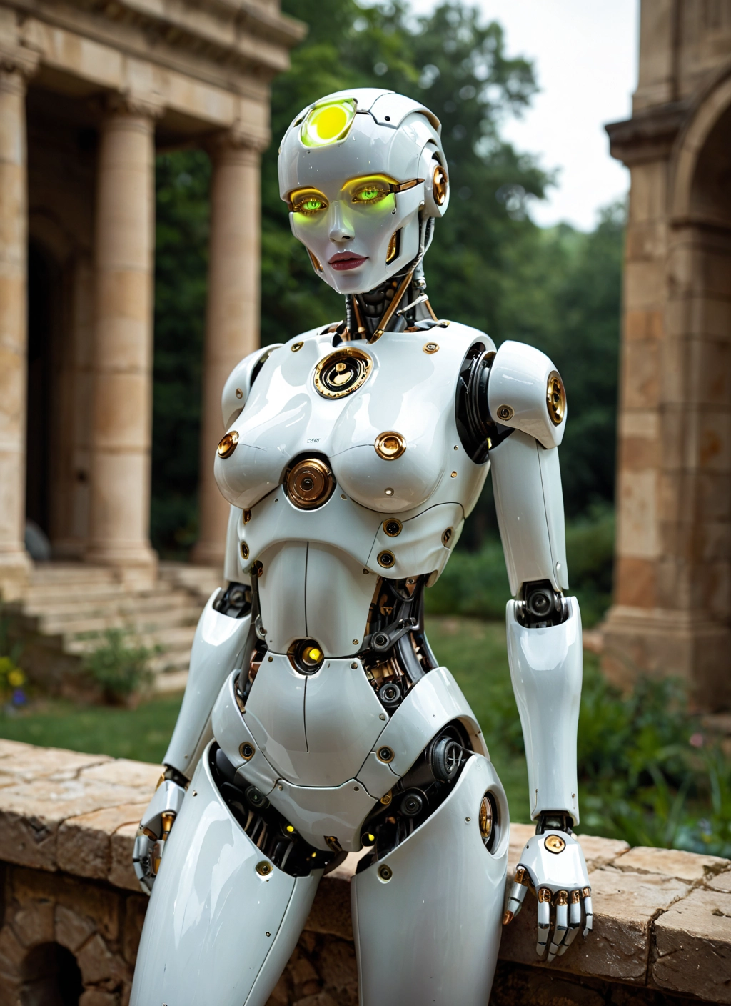 1girl, solo, robot, robot joints, humanoid robot, breasts · Yamete.gg