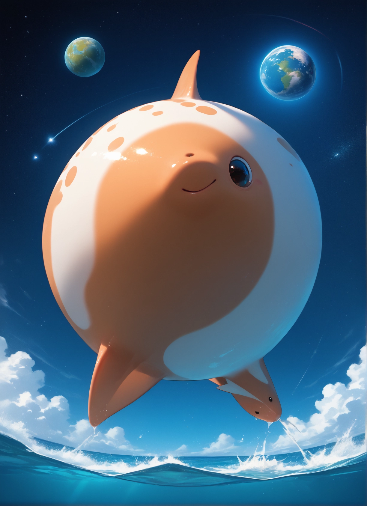 no humans, smile, sky, day, cloud, planet · Yamete.gg