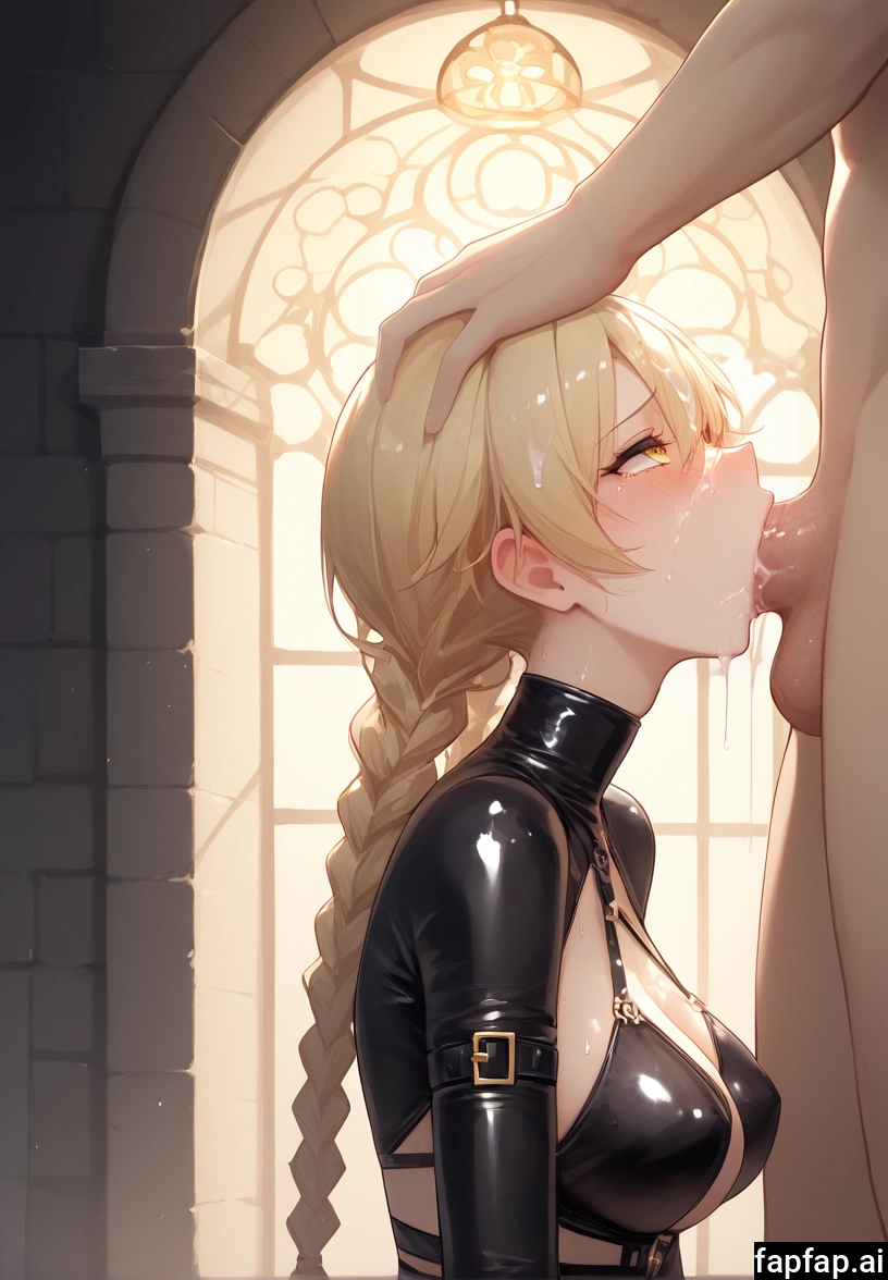 1girl, breasts, hetero, 1boy, braid, oral · Yamete.gg