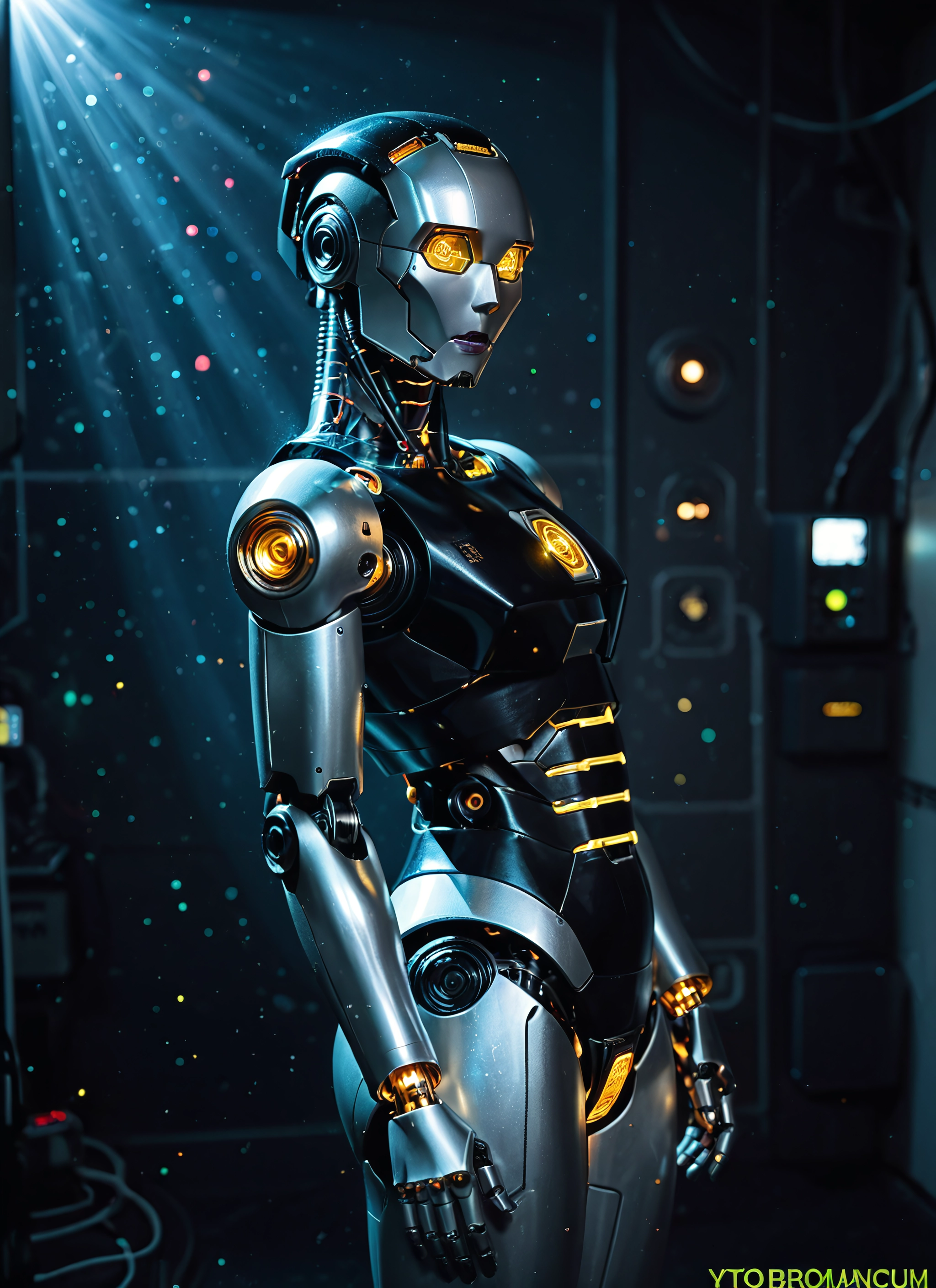 1girl, solo, humanoid robot, robot joints, science fiction, robot · Yamete.gg