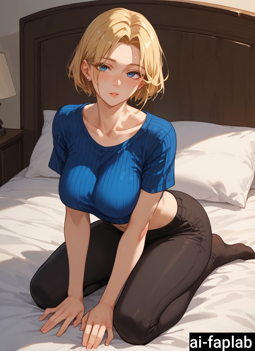 1girl, blonde hair, breasts, solo, short hair, blue eyes · Yamete.gg
