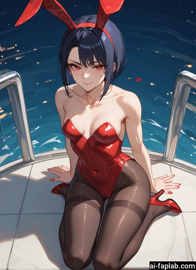 1girl, animal ears, pantyhose, rabbit ears, breasts, playboy bunny · Yamete.gg