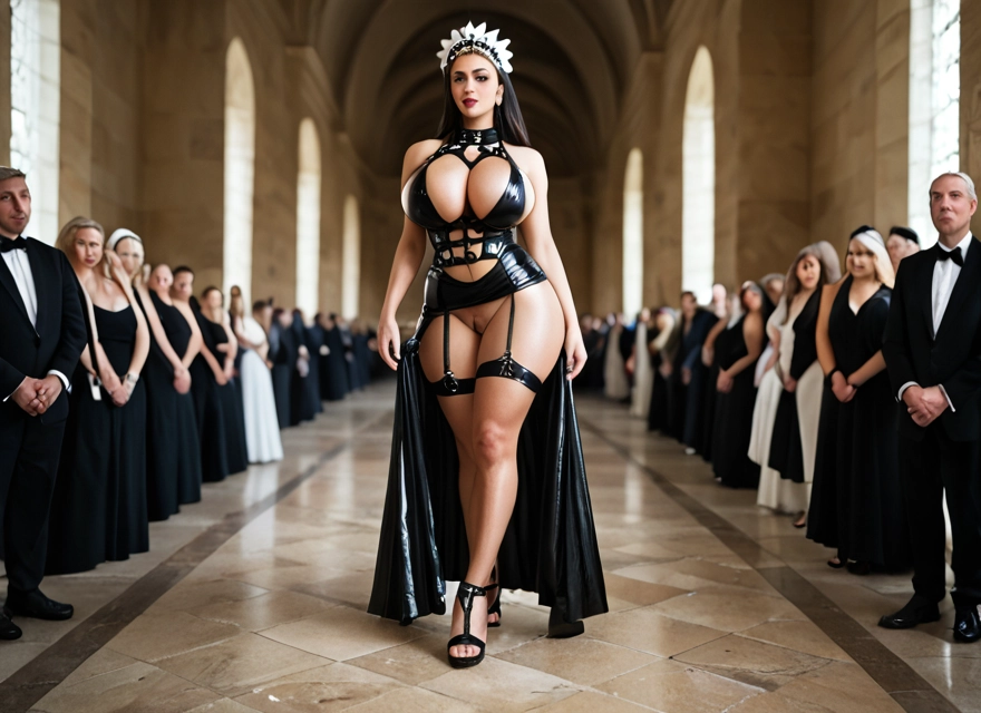 breasts, 1girl, pussy, dress, solo focus, no panties · Yamete.gg