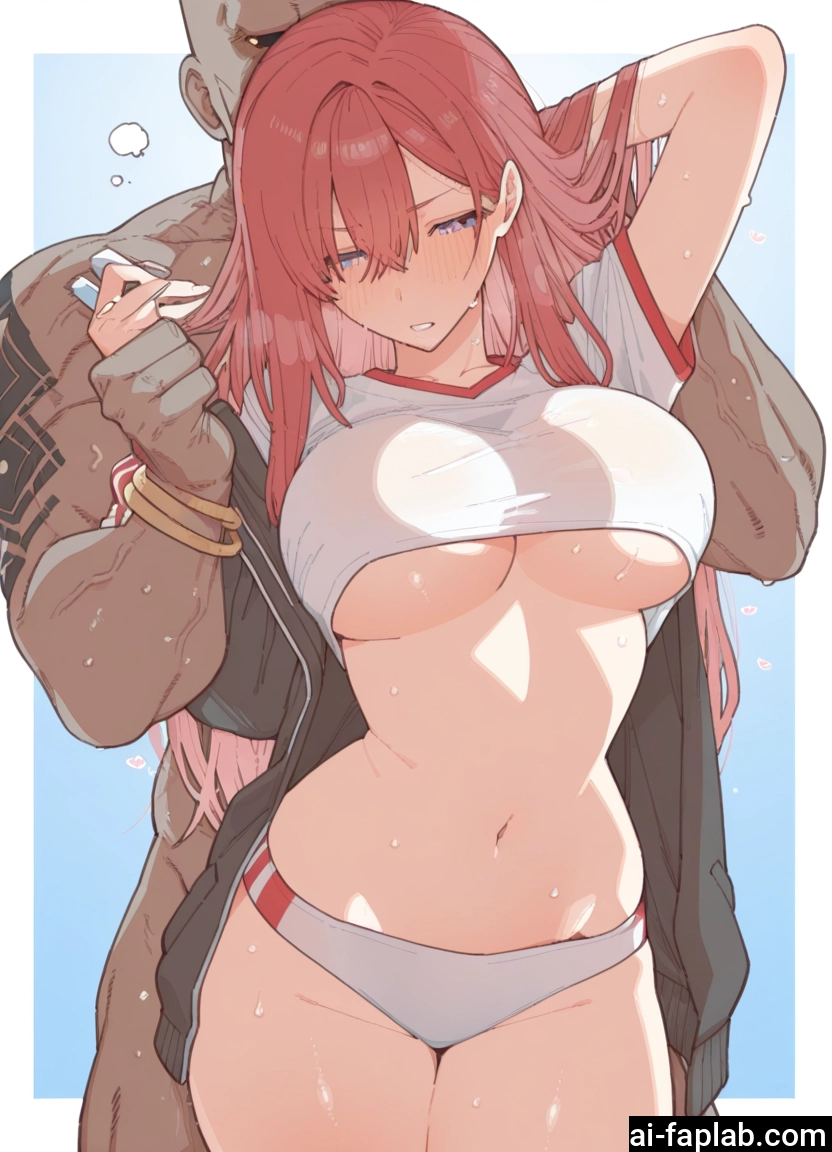 1girl, breasts, 1boy, long hair, navel, large breasts · Yamete.gg